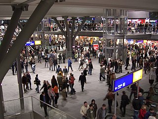 interior view of the central station