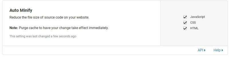 Turning on Cloudflare's Auto Minify feature.