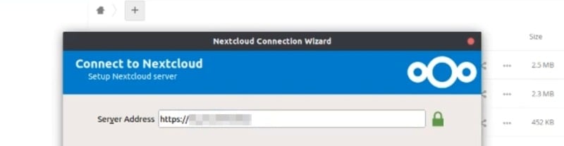 Connecting to NextCloud.