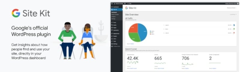 The Google Site Kit WordPress plugin.