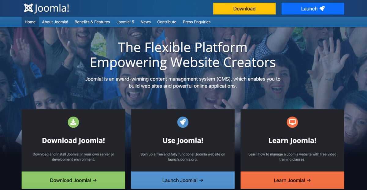 Joomla Homepage