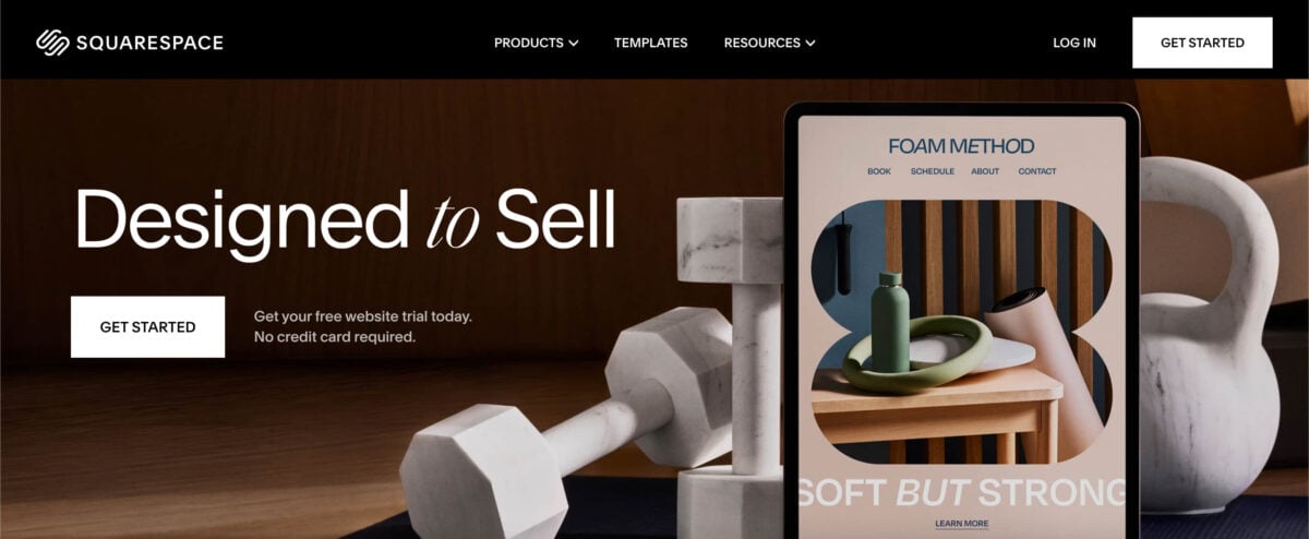 Squarespace Homepage