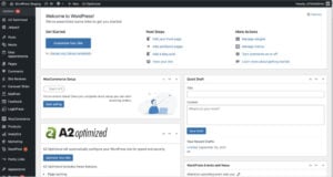 WordPress Dashboard