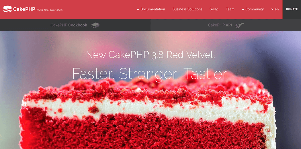 The CakePHP framework.