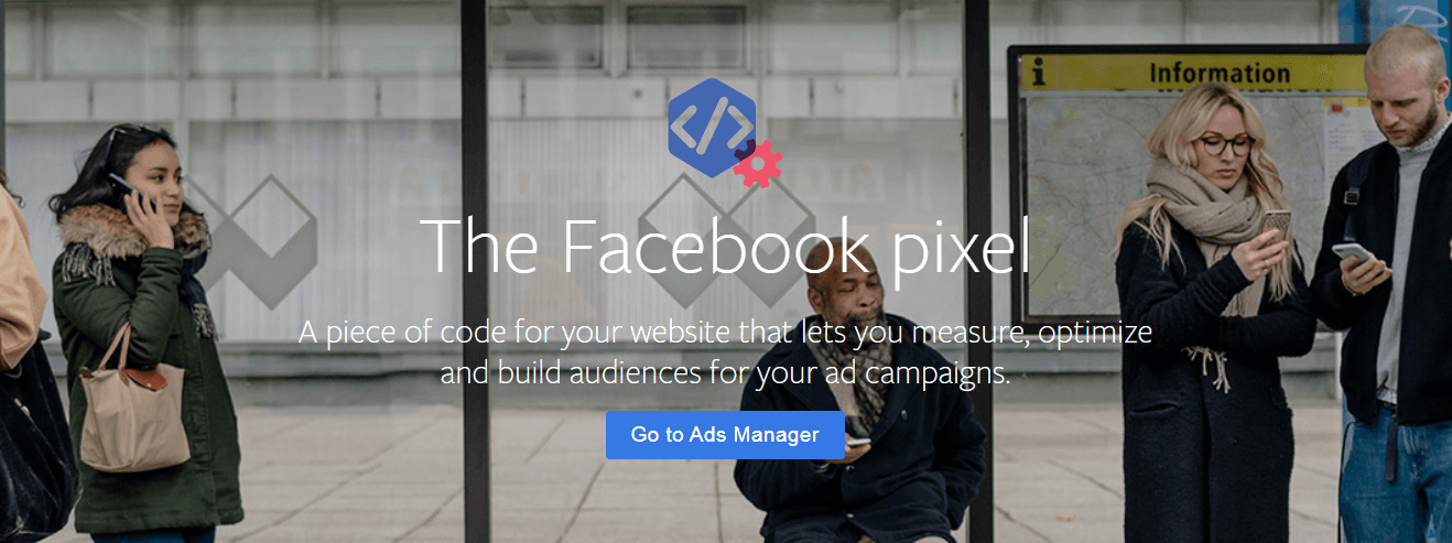 The Facebook pixel website.