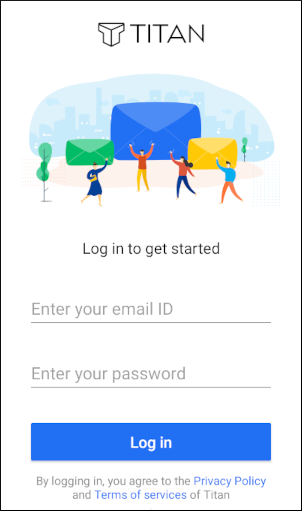 App - Login page