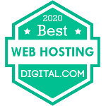 Digital.com Best Web Hosting 2020 Award Badge | A2 Hosting